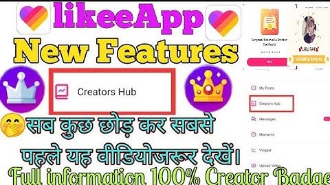 How to get Creator Badge|| How to achieve creator hub in likee#likeeapp #creatorshub#creatorhub kya