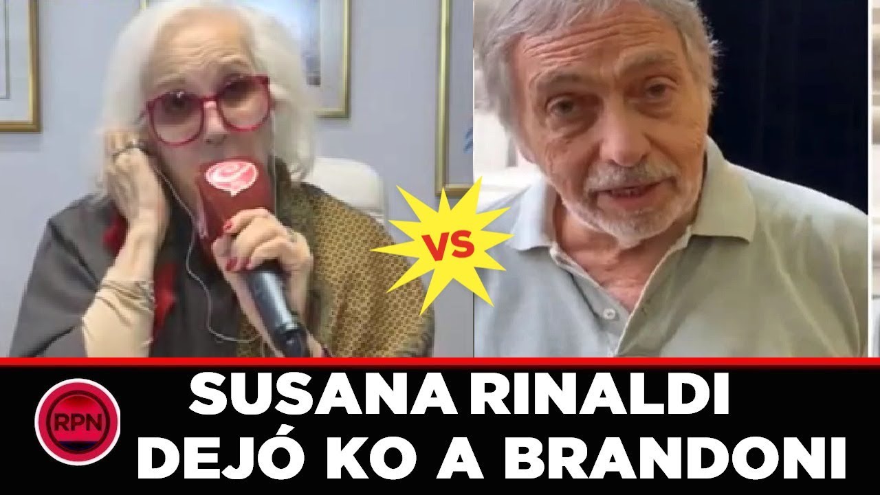 Susana Rinaldi dejó KO a Brandoni 