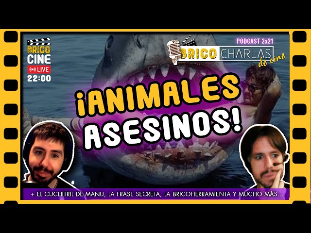 2x21: Animales asesinos en el cine | Bricocharlas de cine | Podcast