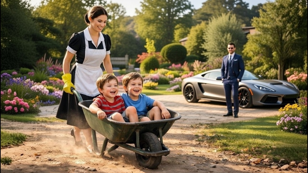 Empresario Viudo Despide a Todas las Niñeras Hasta que Sus Gemelos Llaman a la Empleada “Mamá”