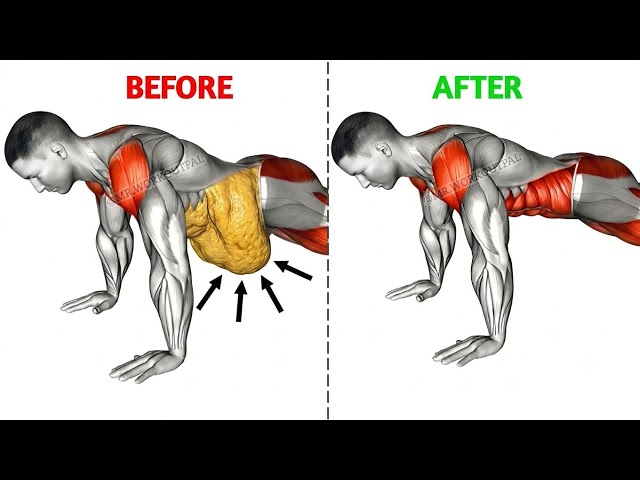 Do These Exercises to Reduce Sagging Belly Fat and Build 6-pack Abs