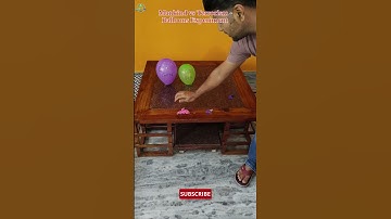 Mankind vs Terrorism - Balloons Experiment #balloon #science #experiment #shorts