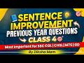 Sentence improvement || class 4 || By Diksha Mam || #sentenceimprovement #ssc #sscenglish #sscchsl