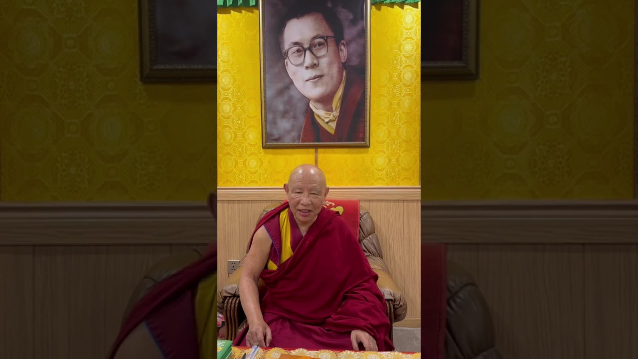 A message from Jhado Rinpoche for these days