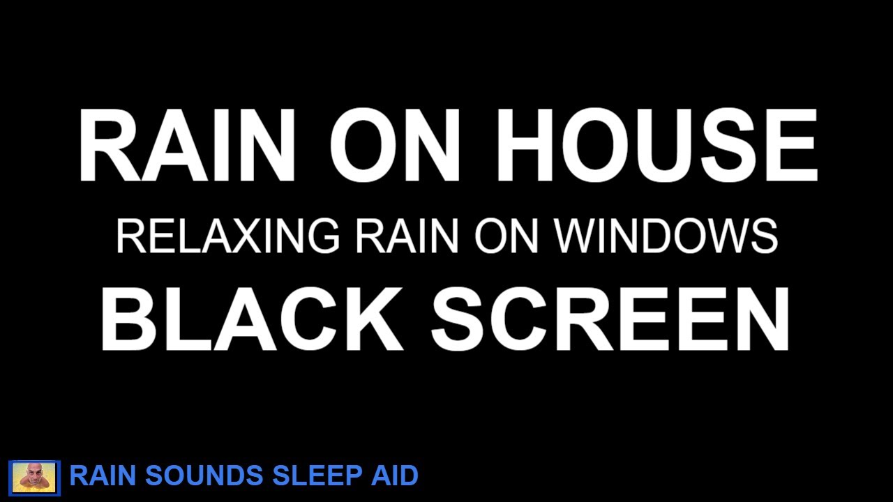 Fall Asleep Fast, Relaxing Rain On Window Glass, Night Rain On Windows, Rain Sounds For Sleeping