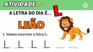 Atividade com a letra L |Alfabetização