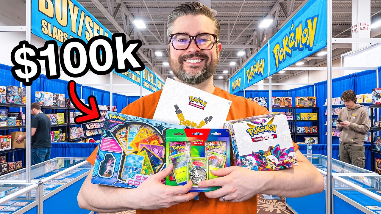 I spent $100,000 on Pokemon at Front Row Card Show Vegas (Buyer POV)