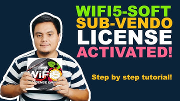 Wifi5-Soft:  WIFI5 SUBVENDO LICENSE ACTIVATION GANITO LANG KADALI | HAY LE COMWORKS V.2