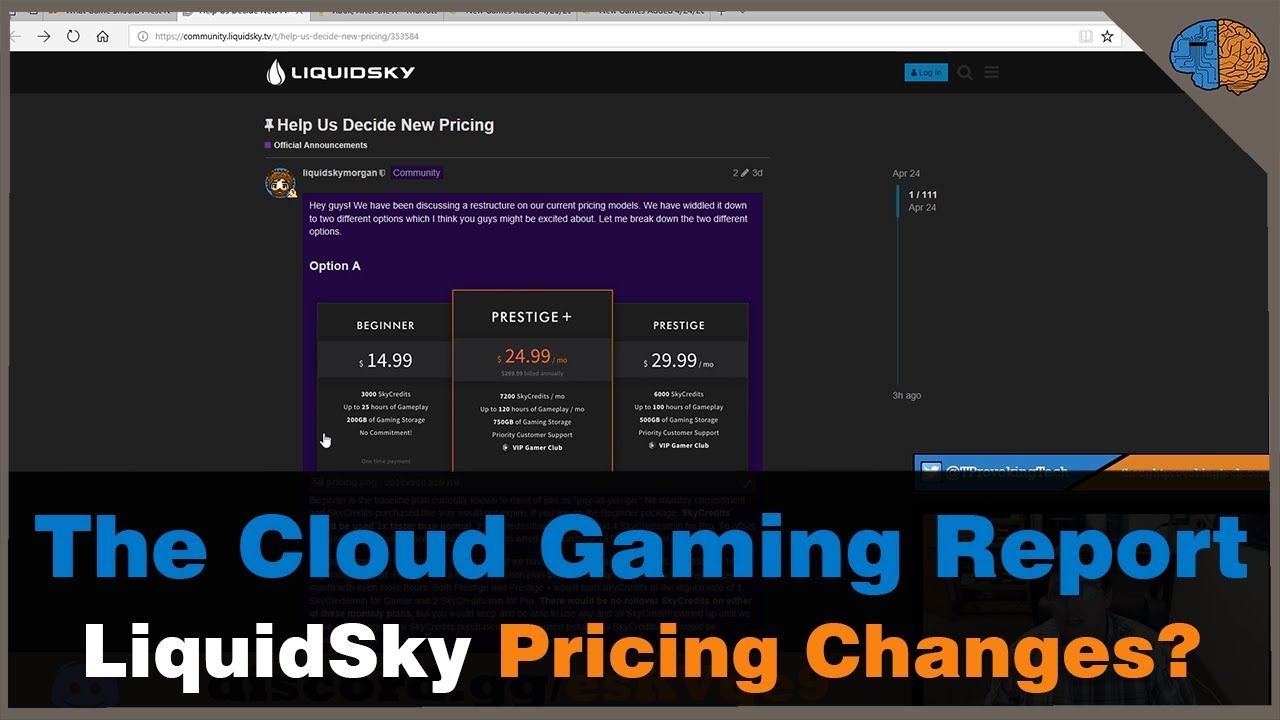 The Cloud Gaming Report #006 - LiquidSky Pricing Changes!?!