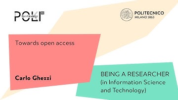 Towards open access (Carlo Ghezzi)