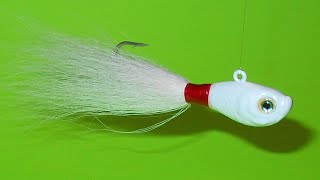 How to PICK & FISH the BUCKTAIL JIG  JIGGING & FISHING BUCKTAILS  Jigs in Surf Bay & Inlet