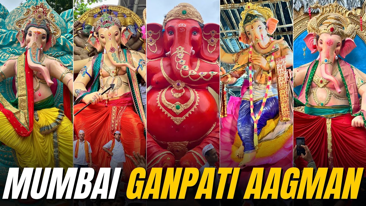 Mumbai Ganpati Maha Aagman Sohala 😍❤️ | Ganpati Aagman 2023 | Mumbai Cha Ganpati
