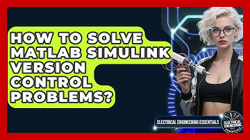 How To Solve MATLAB Simulink Version Control Problems? - Electrical Engineering Essentials