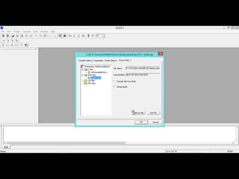 How to write Embedded C program using SIDE51 Software