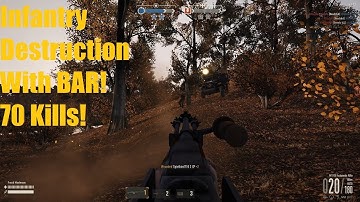 Unmodded M1918 BAR 70 Kill Game!! - Heroes & Generals Gameplay