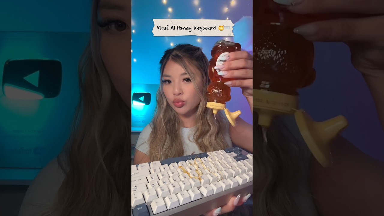 Viral Al Honey Keyboard 🍯 ⌨️ #asmr