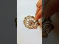 🤯Quick mehendi Flowers design 🌺 #shortsfeed #viral #goosebumps