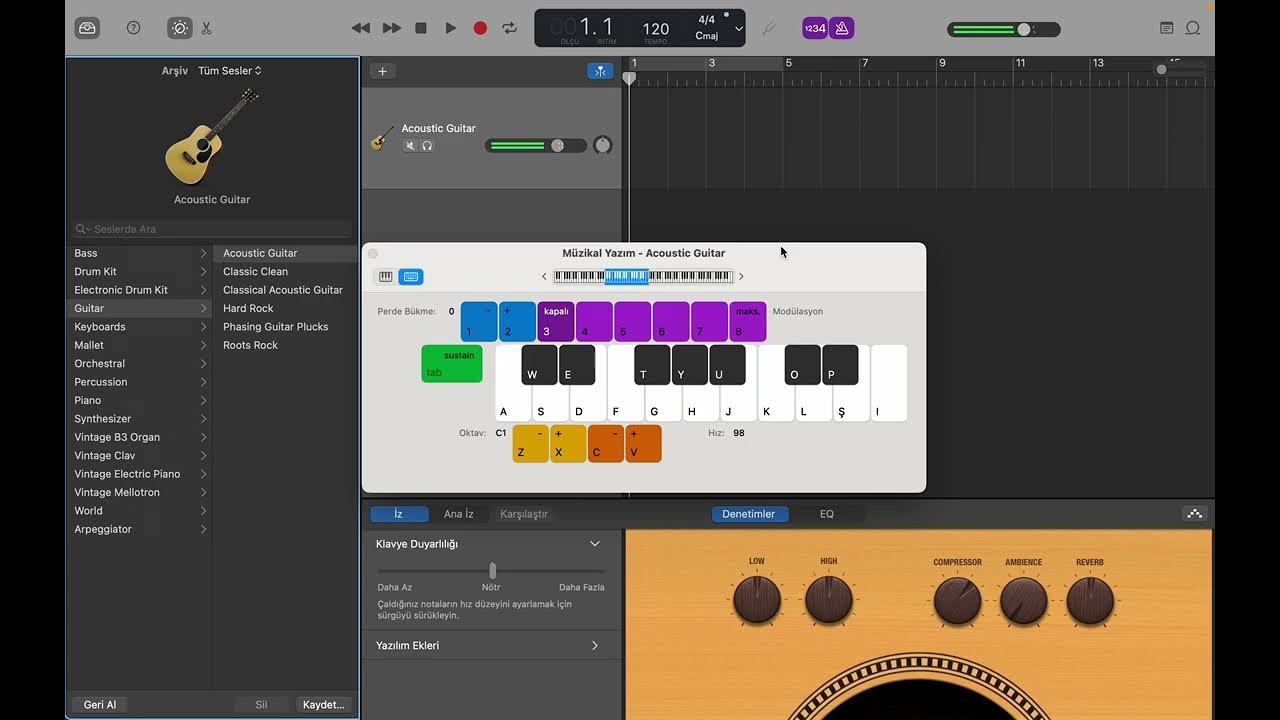 GarageBand Sample Sounds Guitar Acoustic Guitar YouTube