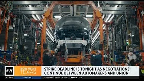 UAW strike deadline looms at negotiations with automakers continue