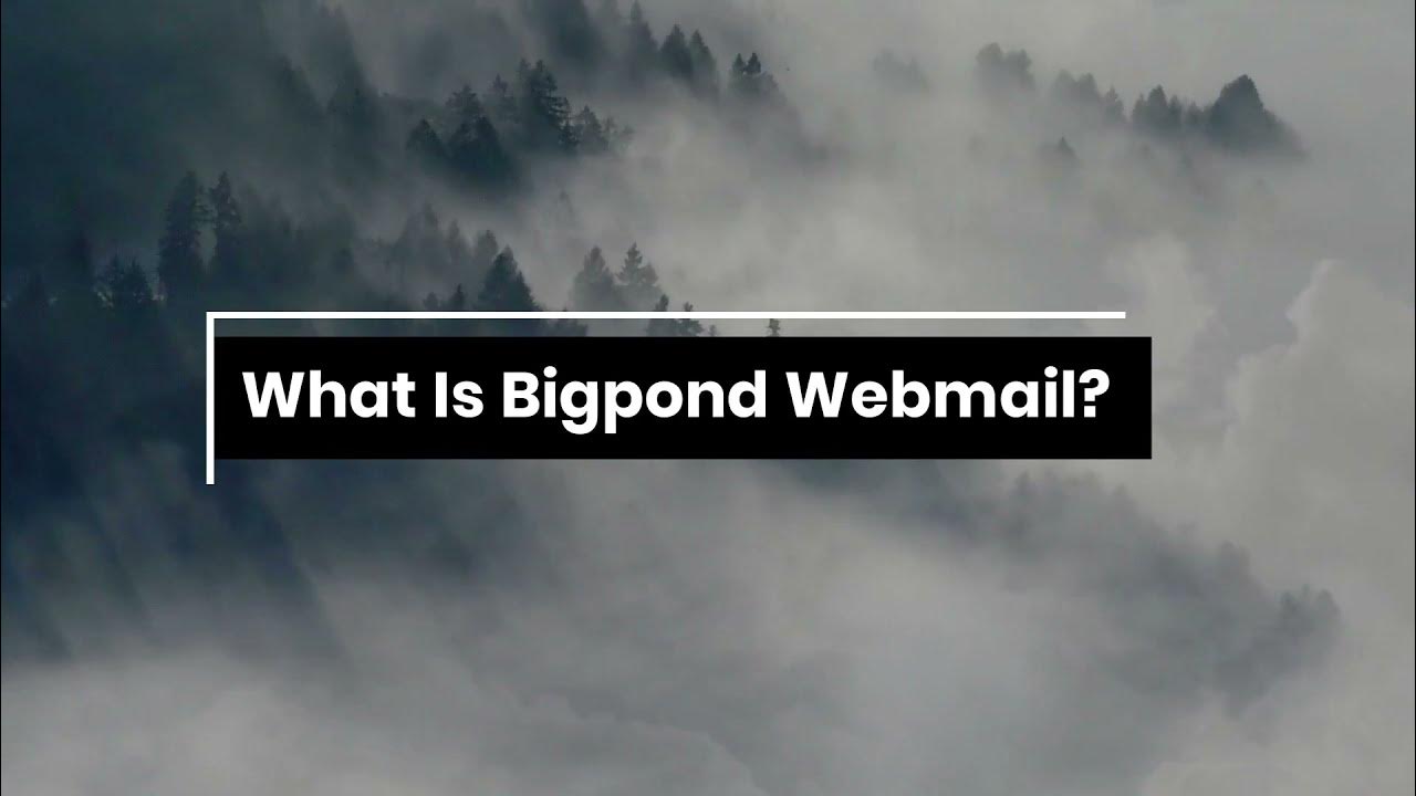 How Do I Add A Bigpond Email Account To My Iphone