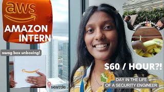 AMAZON INTERN / DAY IN THE LIFE + SWAG UNBOXING
