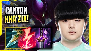 CANYON IS A MONSTER WITH KHA'ZIX! - DK Canyon Plays Kha'zix JUNGLE vs Master Yi! | Season 2022