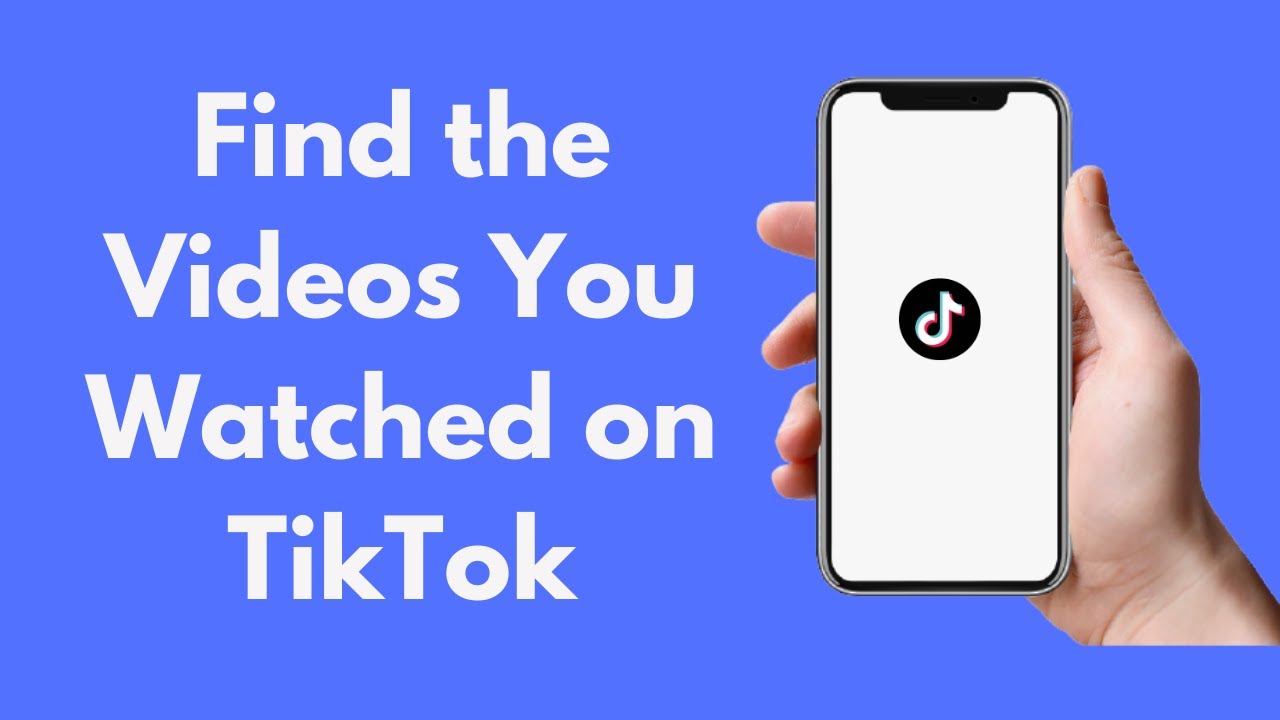 How To Find The Videos You Watched On Tiktok (2021)