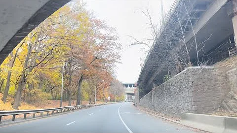 New York /New York Driving Tour with Autumn view