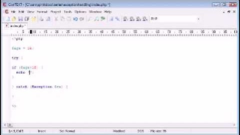 Beginner PHP Tutorial - 186 - try, throw, catch-(www.MyTutorialBook.com)0007.flv