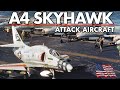 A4 skyhawk the american subsonic carriercapable light attack aircraft made by  douglas  upscaled