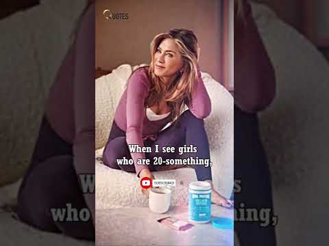 Jennifer Aniston, You Know What Makes Me Feel Old? 🤔 #shorts #jenniferaniston #actress #quotes