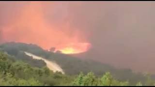 Incendio en Tafalla (Navarra) 2016
