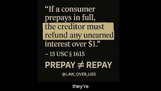 “What 15 USC § 1615 actually says…” Net Worth