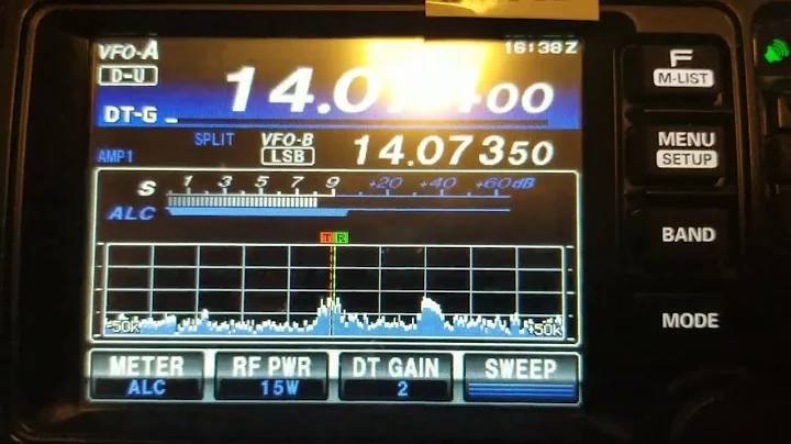 WSJT X FT 8 YAESU FT 991A ALC Levels (KG5PTE)