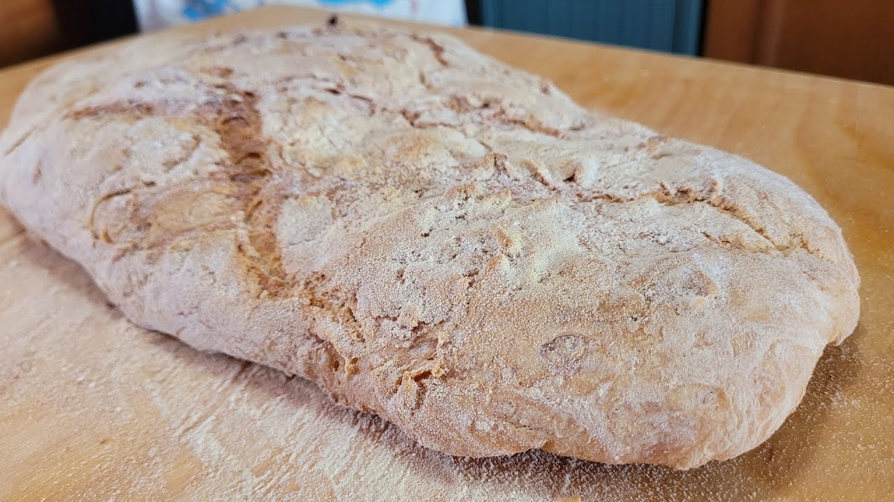 CIABATTA DI PANE FATTA IN CASA - LA CUCINA DI GILDA