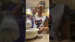 Baking cookies with my grandma