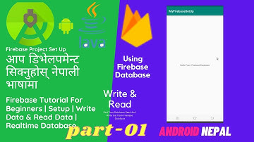 Firebase Tutorial For Beginners | Read & Write Data | RealTime Database | #1