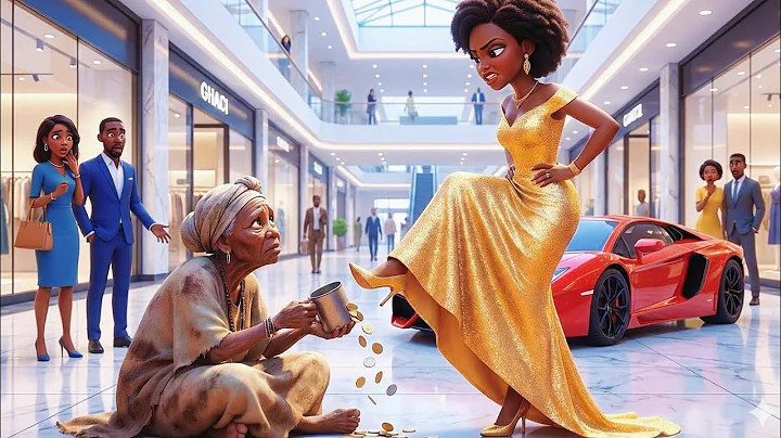 Arrogant Woman Slapped A Poor Beggar At The Mall, Not Knowing She's Her Future... #africanfolktales