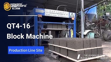 HF Machinery QT4-16 Block Making Machine#blockmakingmachine