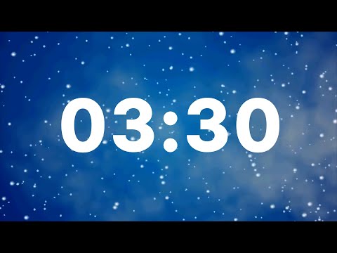 3 Minute 30 Second Timer with Music for Kids, Calm, Meditation, Nap, Sleepy, Peaceful