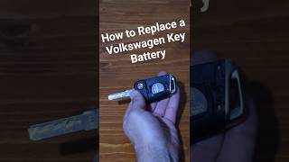 How to Replace a Volkswagen Flip Key Battery - Easy Home DIY