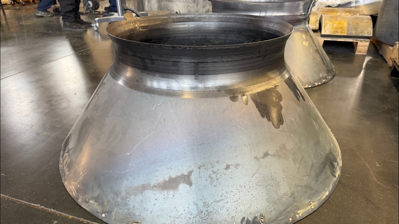 Centrifugal blower Bell mouth inlet flanging machine 