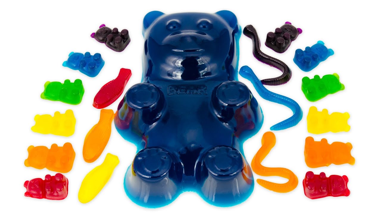 How to Make a Giant Gummy Bear and other Gummy Candy from Cookies ...