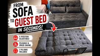 Small Space? This Sofa Does DOUBLE Duty! | MAXYOYO Folding Sofa Bed Small Space? This Sofa Does DOUBLE Duty! | MAXYOYO Folding Sofa Bed