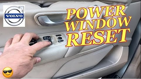 VOLVO S80 WINDOW RESET - How to Calibrate Power Windows That Do Not Stay Up When You Auto Raise It
