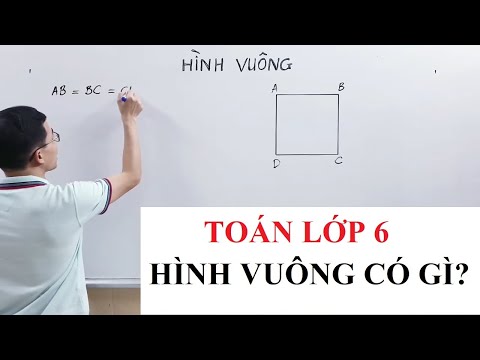 Video Toán lớp 6 - Hình vuông có gì ? - youtube