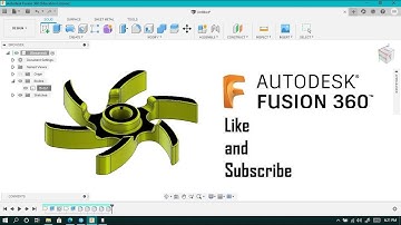 Centrifugal Pump Impeller Design in Autodesk Fusion 360