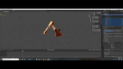 Blender industrial Robot animation