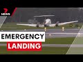 Plane makes emergency landing at newcastle airport  7 news australia