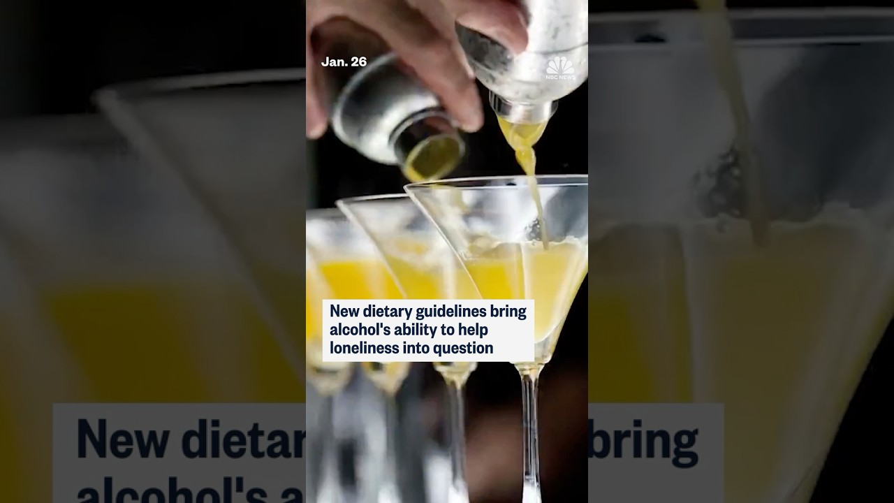 New dietary guidelines bring alcohol's ability to help loneliness into question